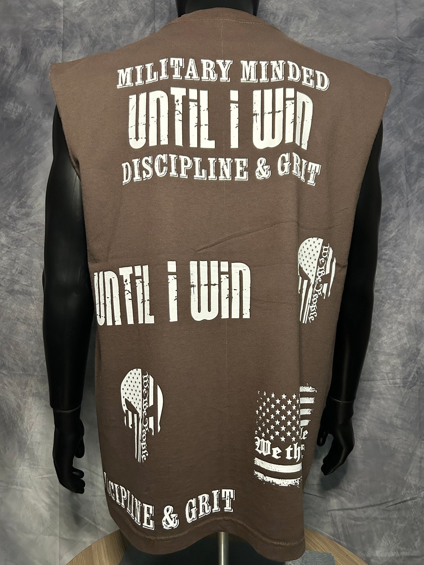 Oversized War No Peace Cut Off-Until I Win #7