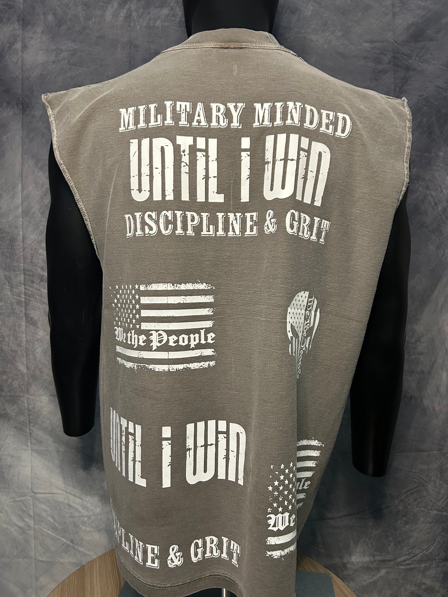 Oversized War No Peace Cut Off-Until I Win #7