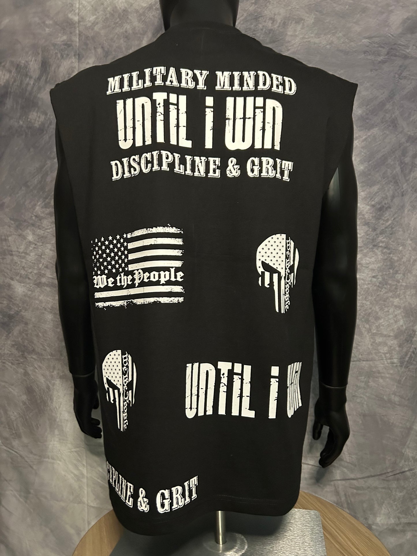 Oversized War No Peace Cut Off-Until I Win #7