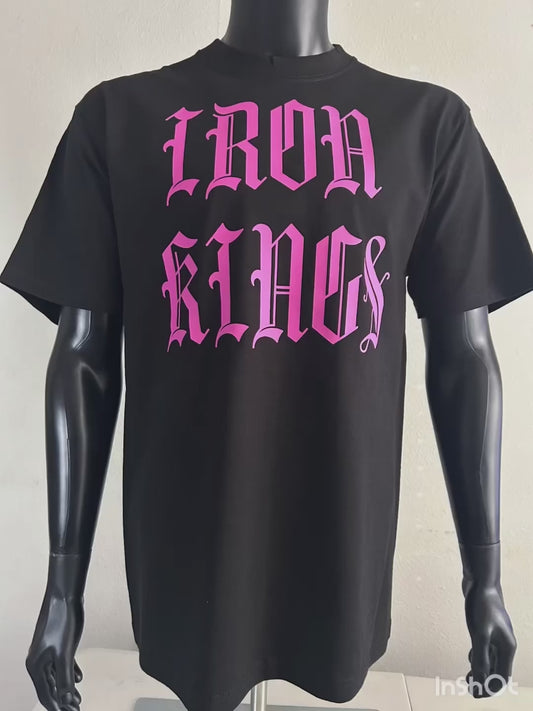 Unisex Oversized Iron Kings Pump Cover