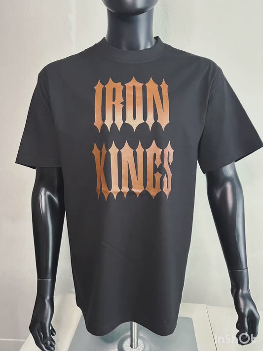 Unisex Oversized Iron Kings Pump Cover