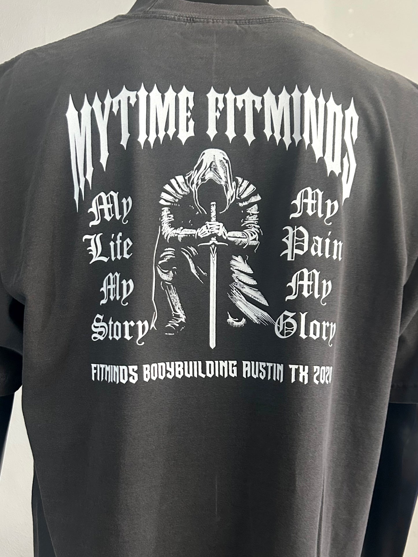 2. NO EXCUSES - NOBODY CARES SKULL/HOODIE FITMINDS PUMP COVER