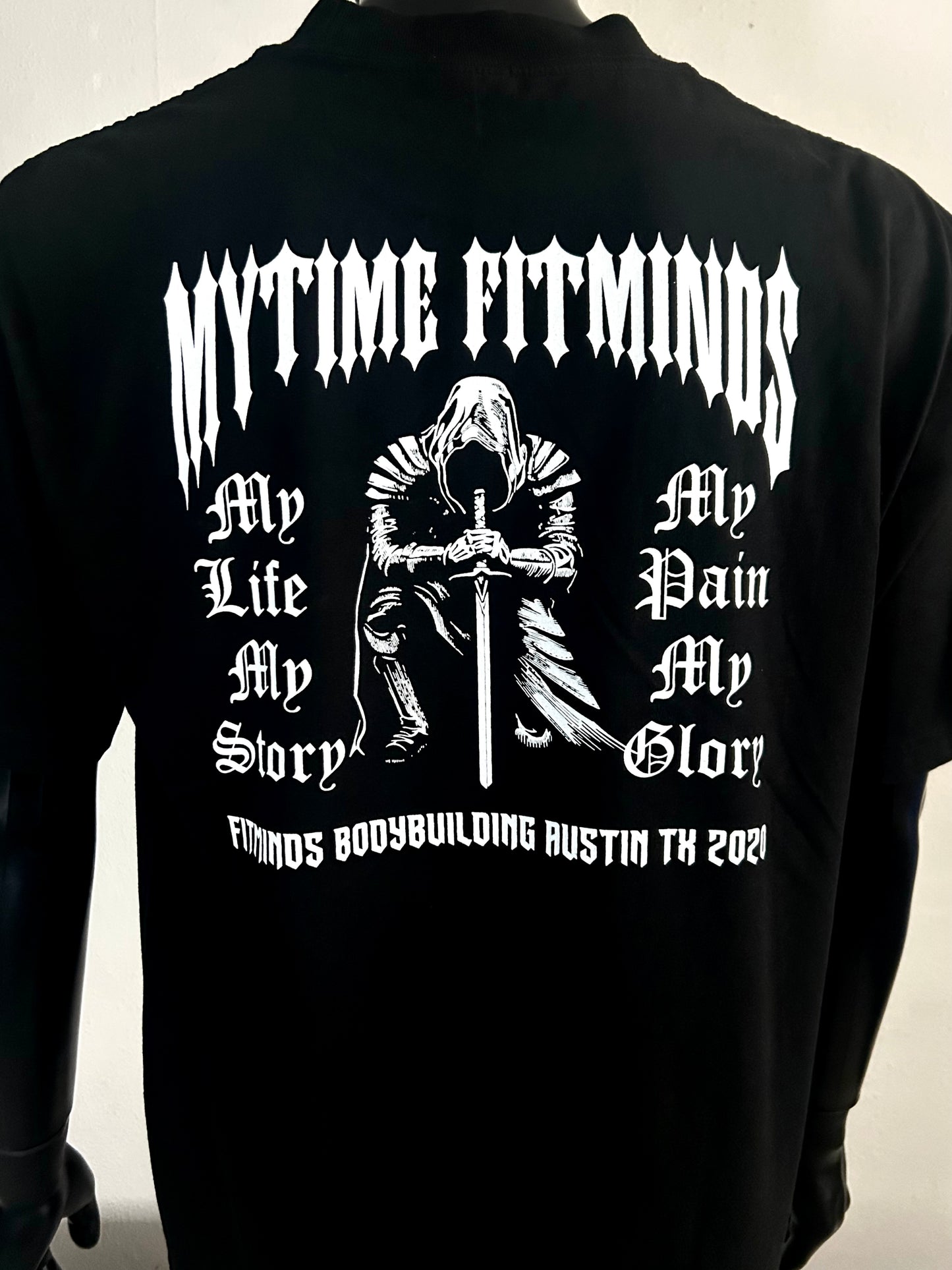 2. NO EXCUSES - NOBODY CARES SKULL/HOODIE FITMINDS PUMP COVER